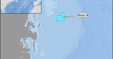 Map of Block 6, the area awarded to Statoil off east Greenland. (Statoil)