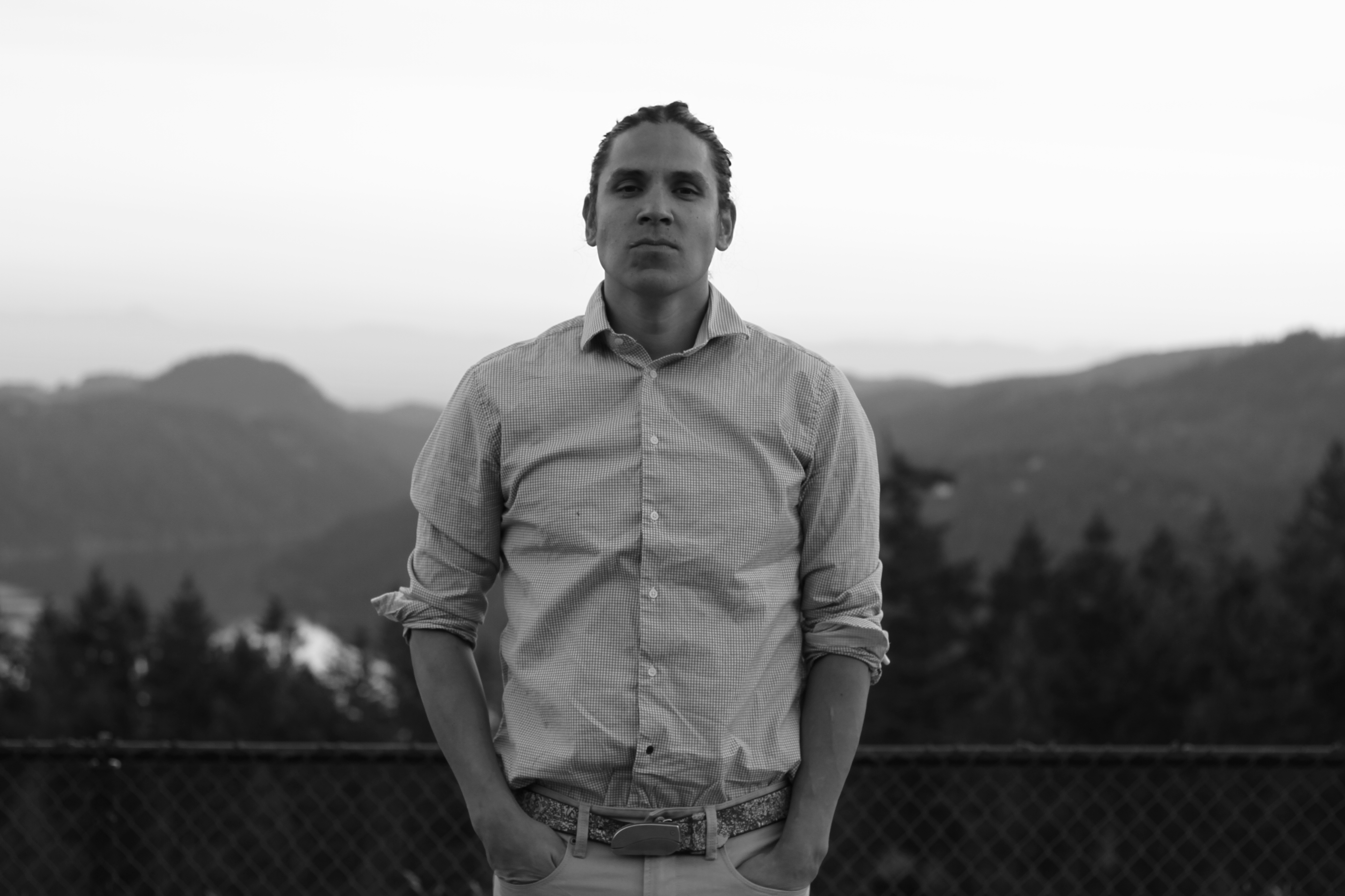Artist Nicholas Galanin. His work is currently featured at the Beat Nation exhibit. The show wraps up in Montreal, Canada this weekend. (Photo courtesy Nicholas Galanin)