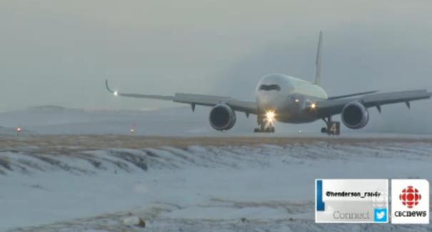 Airbus tests new plane in Iqaluit (CBC.ca)