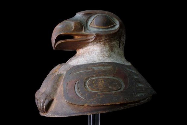 The discovery of a rare Tlingit war helmet that sat misidentified in the archives of a western Massachusetts museum has Tlingit tribal leaders calling for the artifact to be returned to Southeast Alaska. (Courtesy Springfield Science Museum)