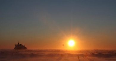 A view towards to the coast from Nome, Alaska in January 2012. (US Coast Guard, Petty Officer 2nd Class Eric J. Chandler / AP)