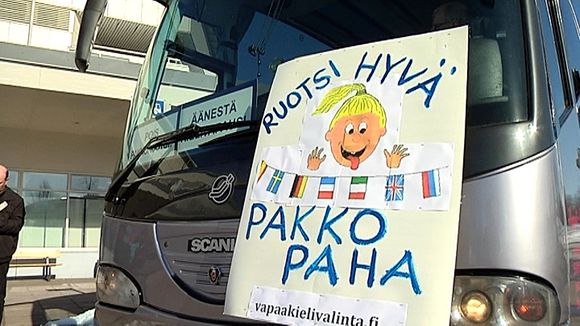 The campaign to end compulsory Swedish tuition in schools has gathered pace in recent years. (Yle Etelä-Karjala)