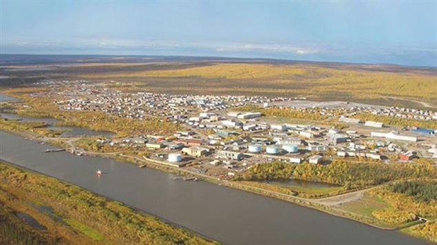 The high Arctic town of Inuvik in summer, rich in insects, birds, fish, wildlife; definitely not perpetual ice and snow, and no penguins ever. (CBC)