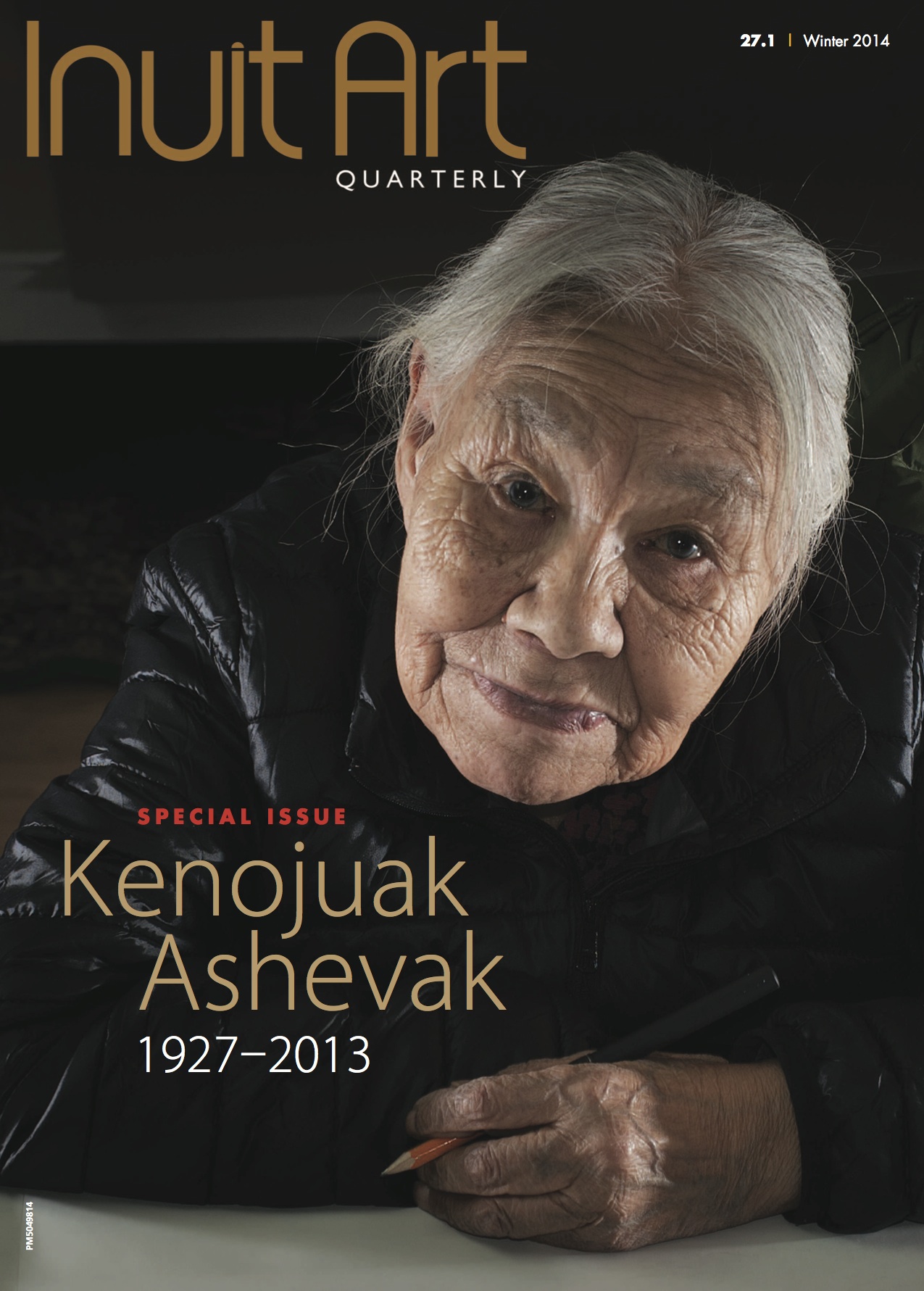 The cover of the new, relaunched Inuit Art Quarterly. (Courtesy Inuit Art Quarterly)