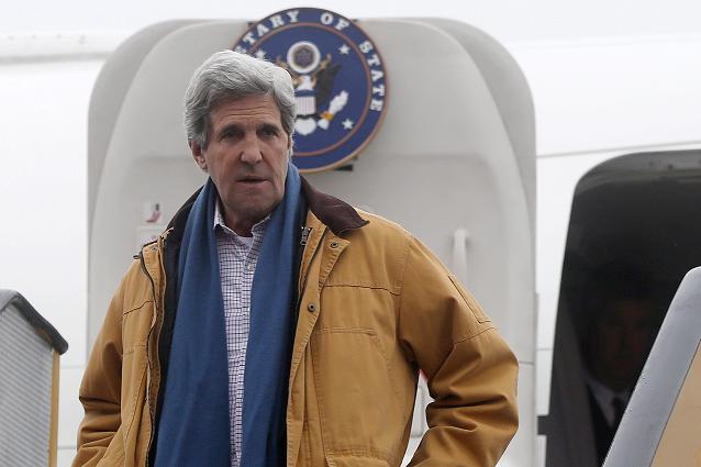 U.S. Secretary of State John Kerry in the Arctic city of Kiruna, Sweden last year for the Arctic Ministerial Summit. (Charles Dharapak / AP Photo)