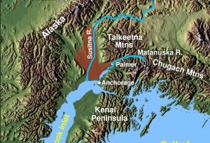 Map of the Matanuska-Susitna Valley. (Wikimedia Commons)
