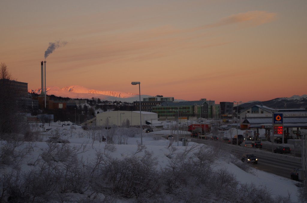 A Statoil gas station in Tromsø, Norway. (Mia Bennett)