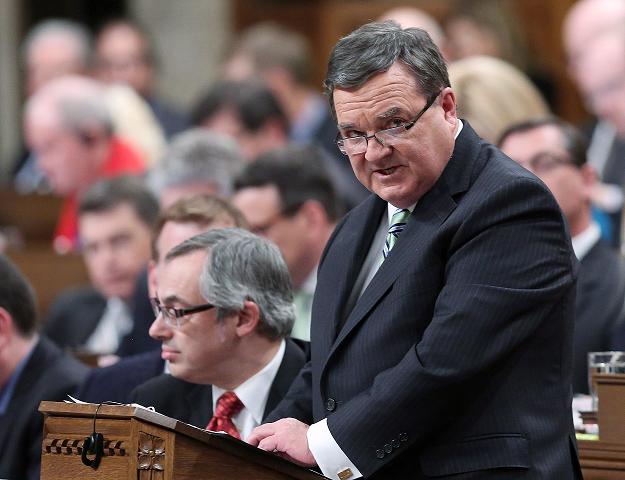 Finance Minister Jim Flaherty tables the federal budget in the House of Commons on Parliament Hill in Ottawa on Tuesday, February 11, 2014.(Fred Chartrand / The Canadian Press)