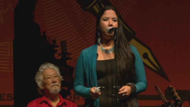 Kiera Kolson, récipiendaire du prix Jonathon Solomon pour l’activisme jeunesse. (CBC.ca)