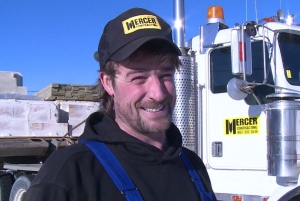 Whitehorse trucker Ross Mercer is one of the people organizing the haul of materials on the winter road to Old Crow, Yukon. (CBC)
