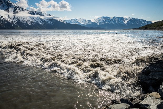Three projects test-driving the potential of river hydrokinetic energy are moving ahead this summer, as a handful of companies inch forward on projects seeking to harness the power of Alaska's untrammeled waters. (Loren Holmes / Alaska Dispatch)