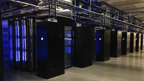 Facebook's existing server center in Luleå. The company said it will build a second facility in the town. (Nils Eklund/Sveriges Radio)