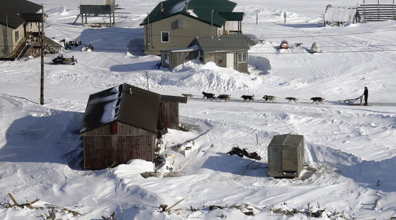 A view of Shaktoolik, Alaska. (Al Grillo / Alaska Dispatch)