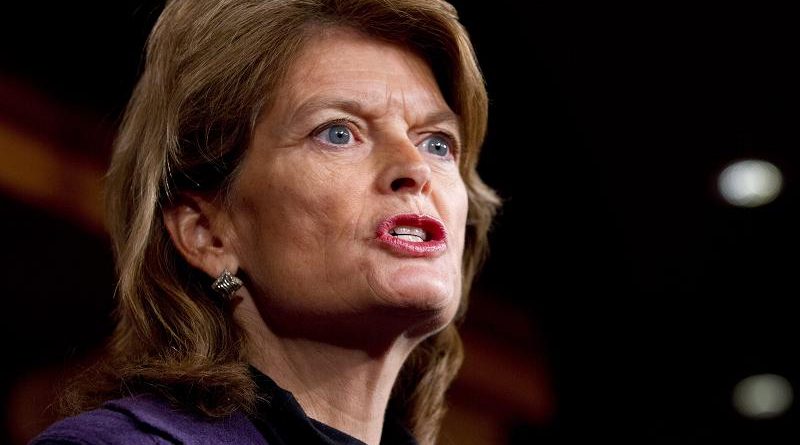 Sen. Lisa Murkowski, R-Alaska, speaks during a news conference in Washington D.C. in 2013. (Jacquelyn Martin / AP)