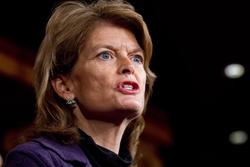 Sen. Lisa Murkowski, R-Alaska, speaks during a news conference in Washington D.C. in 2013. (Jacquelyn Martin / AP)