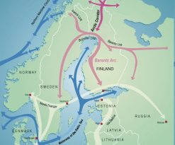 Map of Proposed Railway. (Arctic Corridor / Cryopolitics)