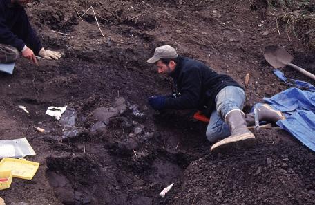 Tony Fiorillo is shown in this undated handout photo on an Alaska's North Slope. Scientists have discovered a new species of dinosaur that roamed the Arctic 70 million years ago. Nanuqsaurus hoglundi is a tiny cousin of the Tyrannosaurus rex that lived in northern Alaska, close to the Yukon border on the Beaufort Sea. (Perot Museum of Nature and Science / The Canadian Press)