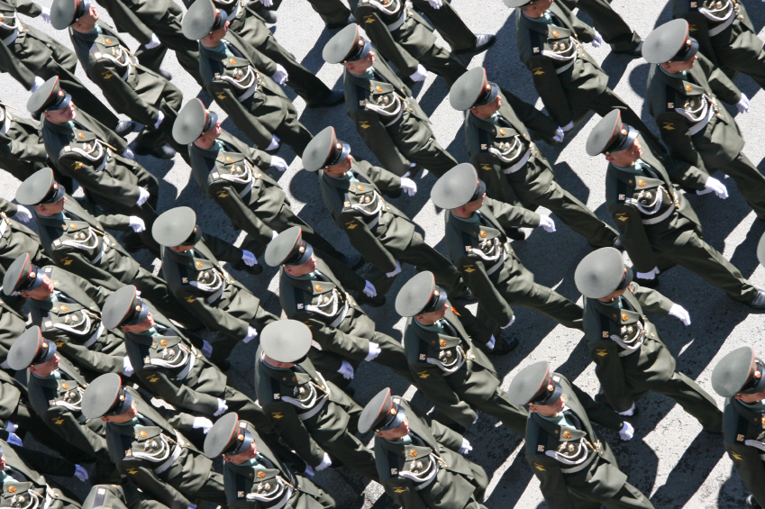 A military parade rehearsal in Moscow in 2013. (iStock)