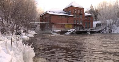 The Åminnefors power plant in western Uusimaa is the first of four blocking the route taken by fish to their breeding grounds. (Petteri Juuti / Yle)