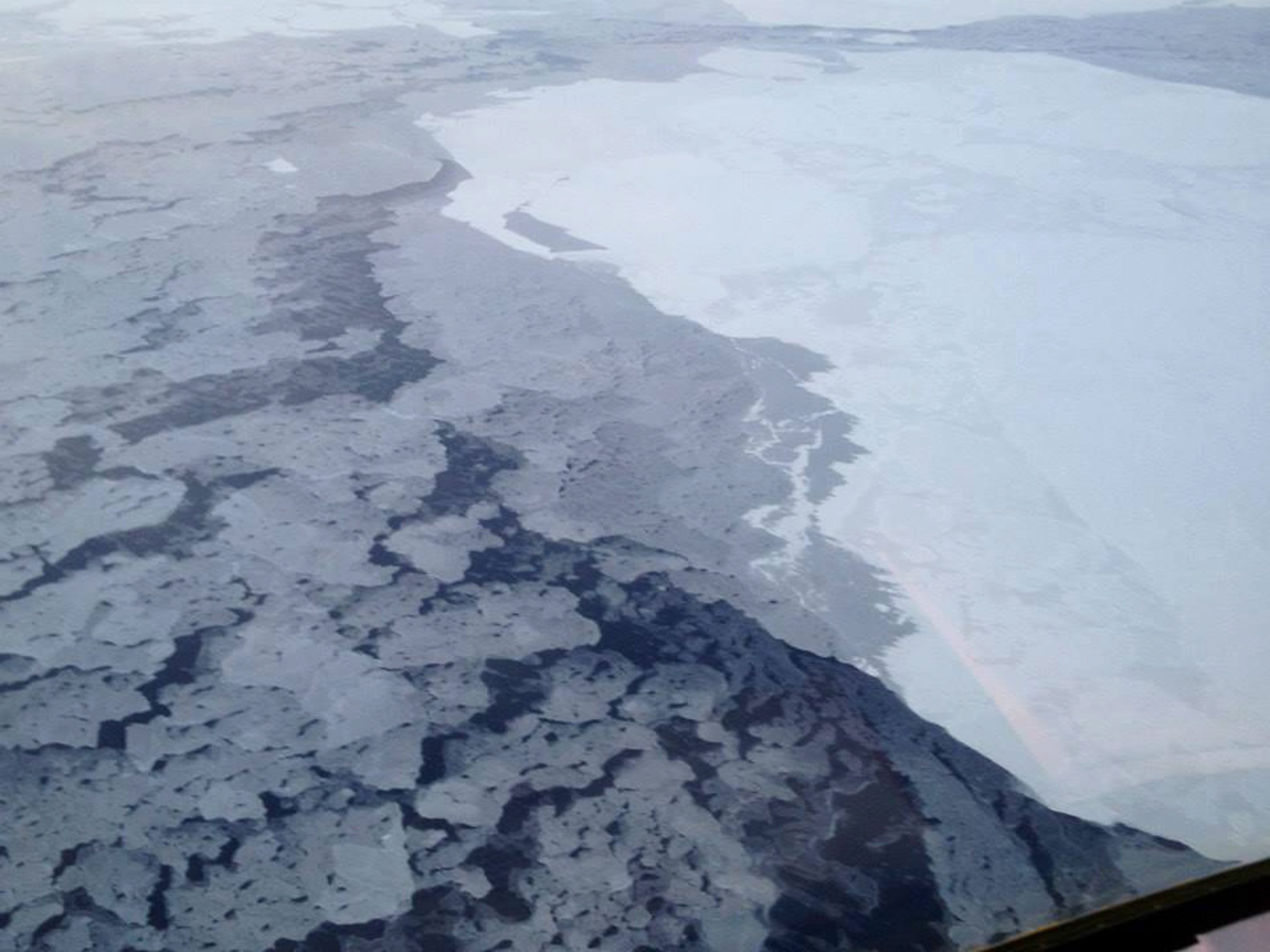 Arctic sea ice in 2013. The Arctic isn't nearly as bright and white as it used to be. (NOAA / AP) 