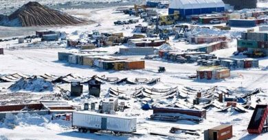 The Meadowbank gold mine (owned by Agnico-Eagle) in the high Arctic operates on Inuit-owned land and pays millions of dollars in royalties to the Inuit. It has brought both benefits and problems to the Inuit of the nearby community of Baker Lake. (The Canadian Press)