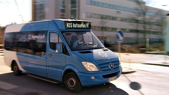 Helsinki's 'Kutsuplus' service offers public transport with the convenience of a taxi--at a much cheaper price. (Yle)