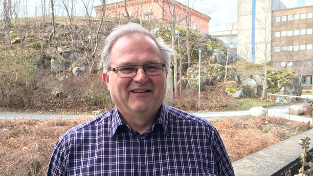 Centre Party MEP and top candidate Kent Johansson. (Kris Boswell/Sveriges Radio)