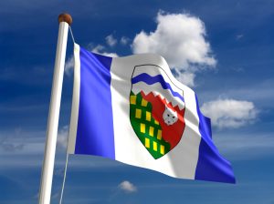 The Northwest Territories flag. (iStock)