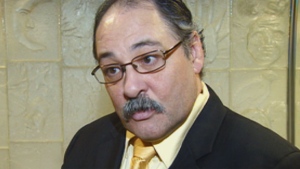 'What kind of service will be provided to us once we have no more say over it?' asked Tununiq MLA Joe Enook at the Nunavut legislative assembly. (CBC)