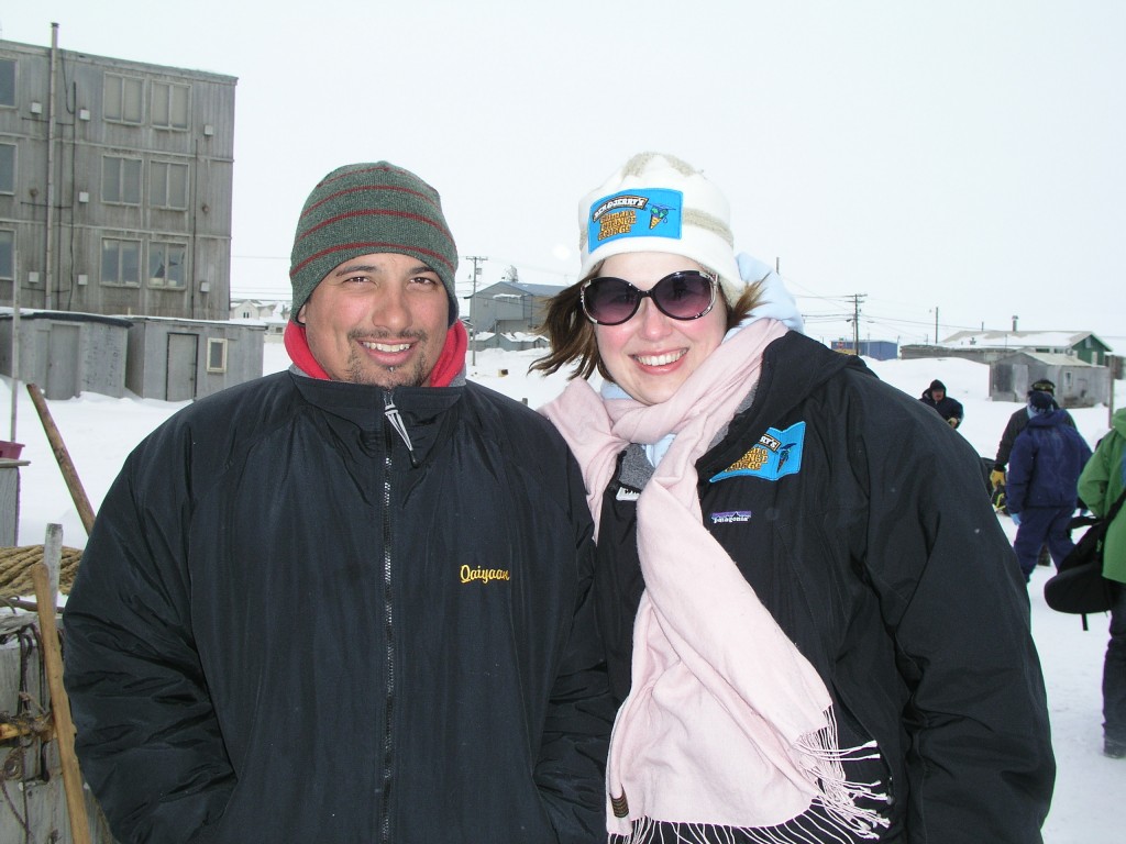 Cara and Kayan – “Give me a solar-powered snow mobile and I’ll use it” was the young Eskimo’s quip in Barrow, Alaska, in 2008. (Irene Quaile)