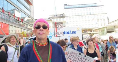 Stefan Mikaelsson, head of the assembly for indigenous Sami, Sametinget. (Radio Sweden)