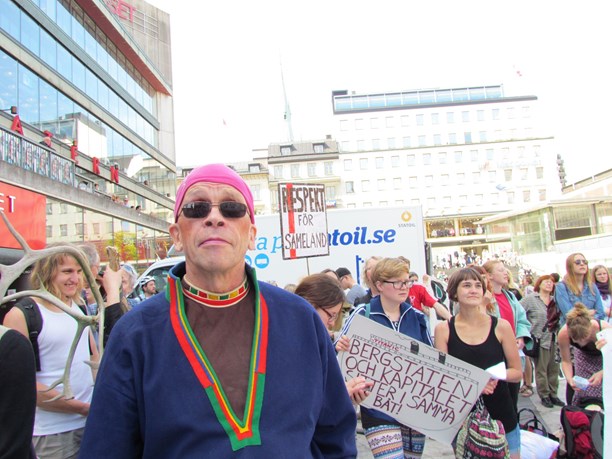 Stefan Mikaelsson, head of the assembly for indigenous Sami, Sametinget. (Radio Sweden)