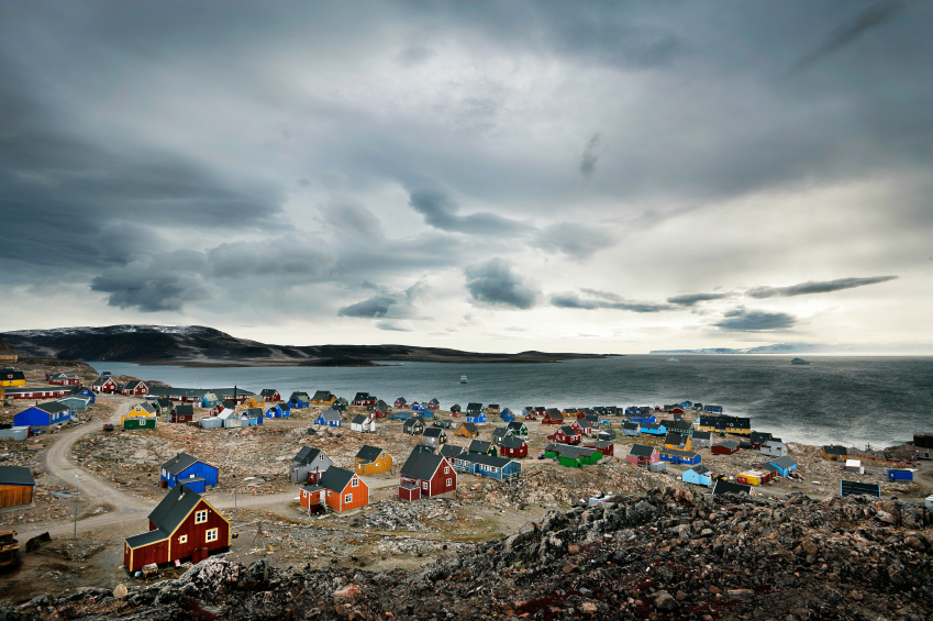 Towns like this in southern Greenland are experiencing the effects of a changing northern climate. Northeastern Canada and neighboring parts of Greenland have warmed about twice as fast as the Arctic as a whole. (iStock)