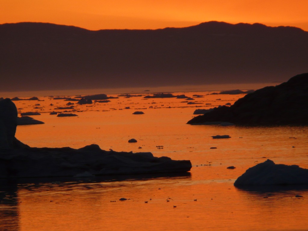 Ice in shadow on an Arctic summer night (I.Quaile)