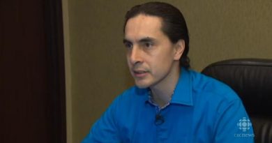 Chief Arlen Dumas of the Mathias Colomb First Nation, (pictured above) told CBC News he does not accept the lodge owner's apology saying it " ...is not an apology for anything — it’s a list of excuses and defences." (CBC)