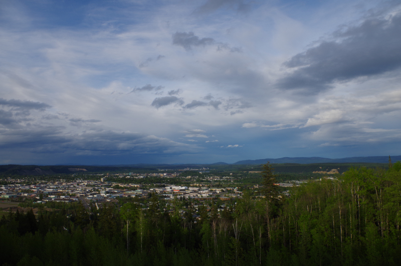 The view from UNBC over Prince George, BC. (Mia Bennett)