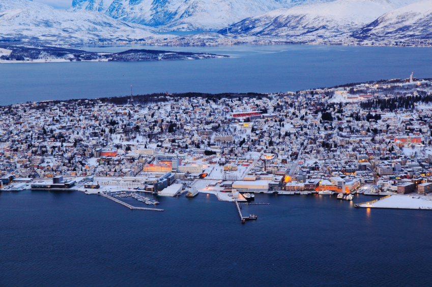 Tromso, a city of about 70,000 people in Norway's Arctic. The economic and development needs of urban regions like this are very different from Canada's northern regions. (iStock)