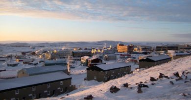 Iqaluit, the capital of Canada's eastern Arctic territory of Nunavut, will host the Arctic Council ministerial April 24-25. (The Canadian Press)