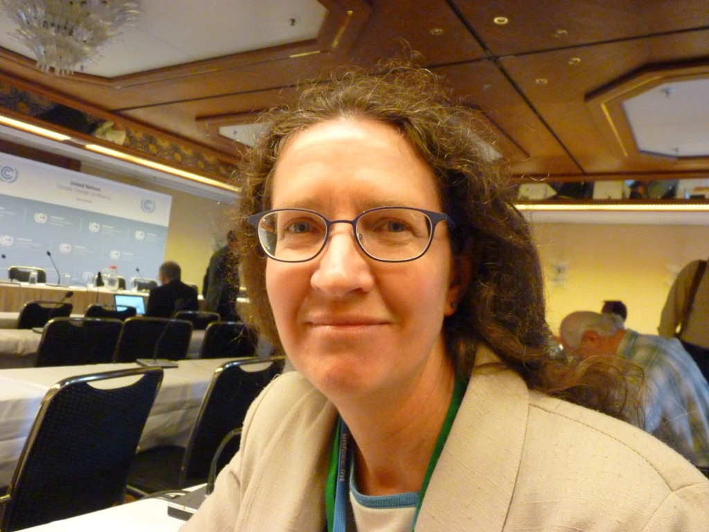 Pam Pearson, Director of the International Cryosphere Climate Initiative told me people in her home state Florida are more aware of the importance of the polar ice. (Irene Quaile)