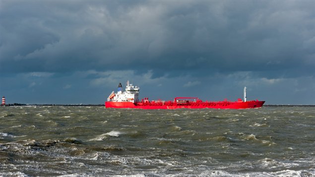 An oil tanker in the Beaufort Sea. (iStock)