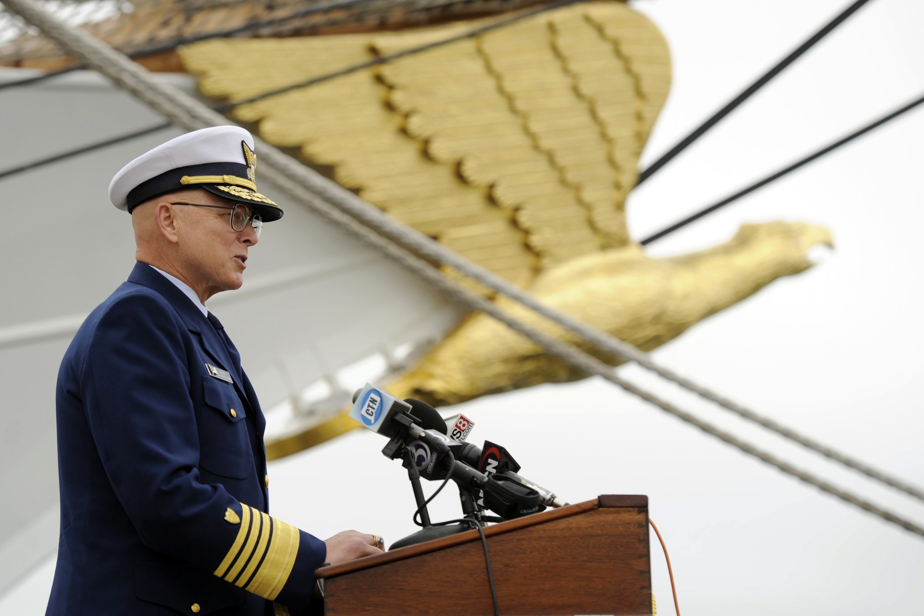 Admiral Robert Papp (pictured here in 2013), is the recently retired Commandant of the US Coast Guard and has been named the U.S. Special Representative to the Arctic. (Sean D. Ellio / The Day / AP)