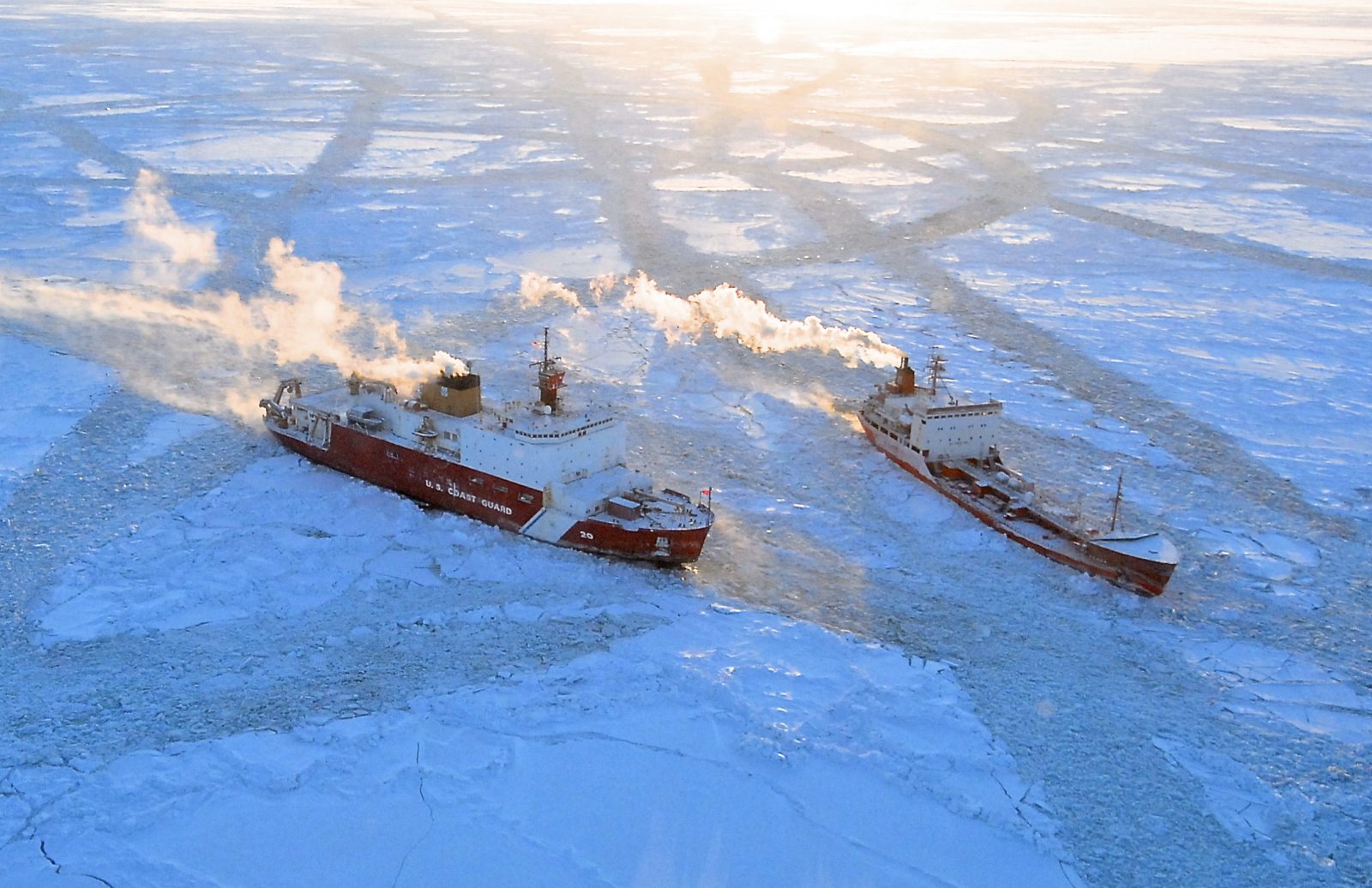 Kugelschreiber & Bier Öffner Schlüsselanhänger-Icebreaker Schiff Arctic Ice #3379 