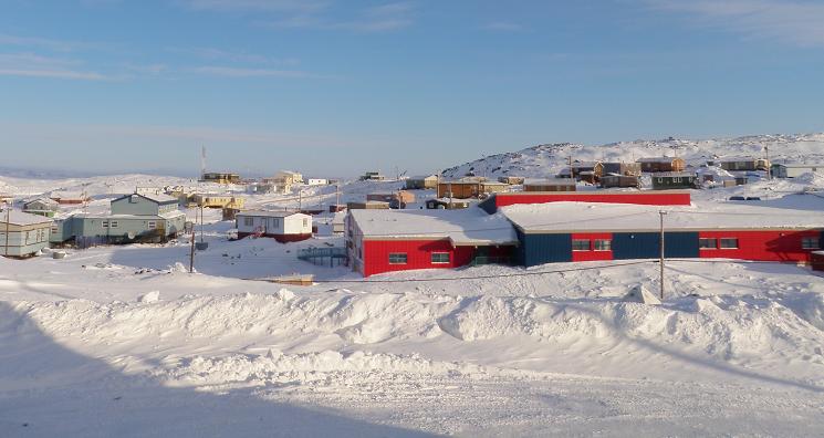 The community of Cape Dorset in Canada's eastern Arctic territory of Nunavut. (Eilís Quinn/Eye on the Arctic)