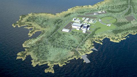 A design for the nuclear reactor to be built in Pyhäjoki in North Finland. (Fennovoima)