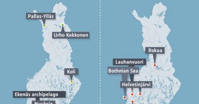 Results are based on visitor statistics gathered by Metsähallitus in 2005-2013. Statistics from the Bothnian Sea National Park were gathered in 2011-2013. (Yle News Graphics )