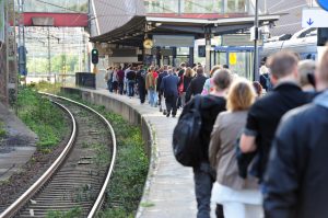 A railway platform in Stockholm, Sweden. (iStock)