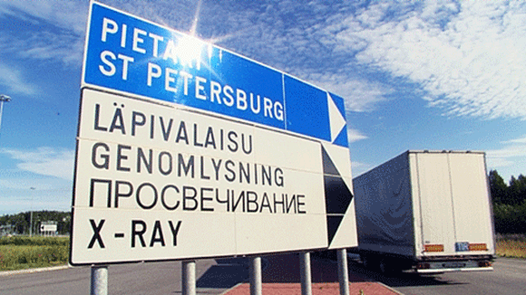 Truck drivers at Lappeenranta border crossing reported being denied access by Russian officials following Thursday's sanctions announcement. (YLE)