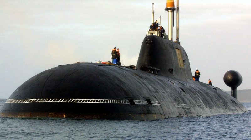 A Russian nuclear submarine pictured in 2004.( Fred Tanneau /AFP/Getty Images)