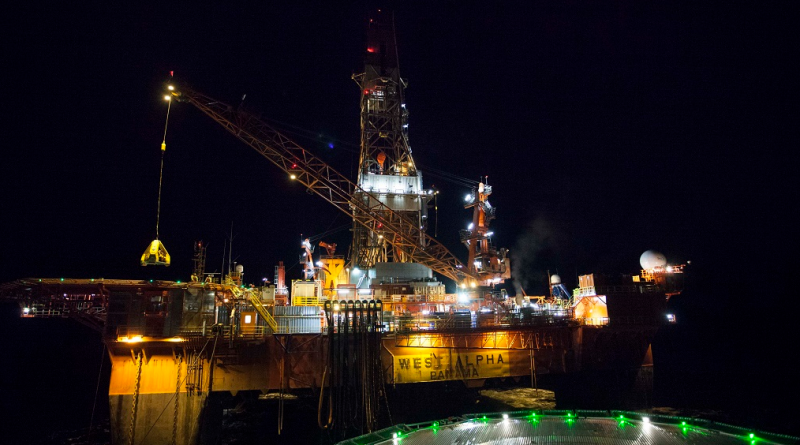 The West Alpha rig. (Rosneft)