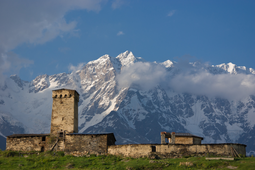 Ushguli, Georgia, in the North Caucasus. (iStock)